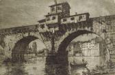 FAGIUOLI E 1900-1900,Ponte della pietra a Verona,1916,Galleria Pananti Casa d'Aste IT 2012-07-10