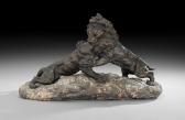 FAGOTTO 1800-1900,Figures atop a natural rock plinth,New Orleans Auction US 2014-12-06