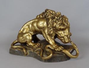 FAGOTTO 1800-1900,Lion et serpent,Monsantic BE 2022-02-06