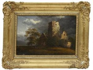 FAHLCRANTZ Carl Johan 1774-1861,Landskap med ruin,Uppsala Auction SE 2016-08-16