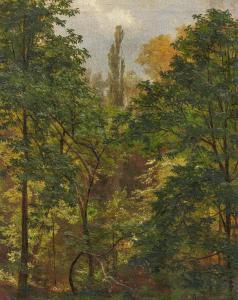 FAHRBACH Carl Ludwig 1835-1902,Summer Forest,Van Ham DE 2023-11-17