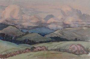 FAIRBURN Arthur Rex Dugard 1904-1957,Rolling Pastures, Waikato,International Art Centre 2013-05-09