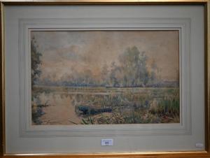 FAIRFAX MUCKLEY Angelo 1859-1920,River landscape,1893,Andrew Smith and Son GB 2023-07-08