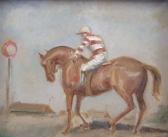 FAIRHURST Miles 1955,Horse and Jockey at the Finishing Post,Keys GB 2008-04-11