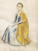FAISTAUER Anton 1887-1930,Seated Woman in a yellow robe,Palais Dorotheum AT 2011-05-31
