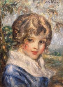 FAIVRE Abel Jules 1867-1945,Child portrait,Matsa IL 2023-11-15