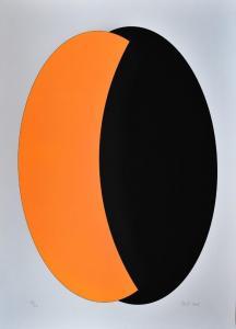 FAJO Janos 1937-2018,Ellipsis orange et noir,2005,Mercier & Cie FR 2024-03-02