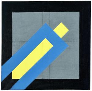 FAJO Janos 1937-2018,Yellow diagonal,2007,Palais Dorotheum AT 2024-03-14