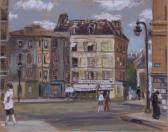 FALBE HANSEN Carl 1896-1969,PARIS STREET SCENE,1958,Clark Cierlak Fine Arts US 2021-04-03