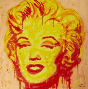 FALCO PUJOL Joaquín 1958,MARILYN MONROE IN YELLOW,2023,Capitolium Art Casa d'Aste IT 2024-04-11