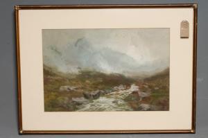 FALCONER John Mackie,Highland Beck in Autumnal Mists,Hartleys Auctioneers and Valuers 2018-06-13