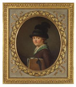 FALCONET Pierre Étienne 1741-1791,Portrait d'une jeune artiste,Christie's GB 2020-09-15