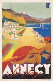 FALCUCCI Robert 1900-1989,ANNECY, LA PLAGE,1933,Christie's GB 2017-05-24