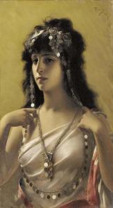 FALERO Luis Ricardo 1851-1896,An Oriental Beauty,Christie's GB 2002-10-30
