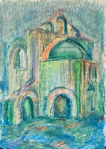 FALK Ragnar 1903-1977,An orthodox cathedral building,888auctions CA 2022-01-20