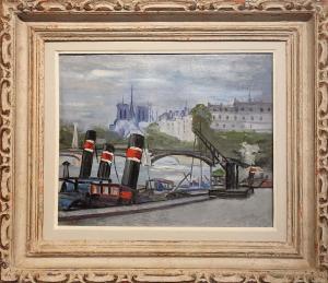 FALK Robert Rafaelovich 1886-1958,Notre Dame from the Seine,Lots Road Auctions GB 2024-02-04