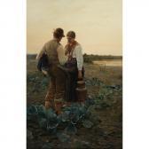 FALKENBERG Georg Richard 1850-1935,Encounter in the Fields,William Doyle US 2015-11-04