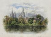 FALL George,Lichfield Cathedral from the South-East,Duggleby Stephenson (of York) 2023-10-27