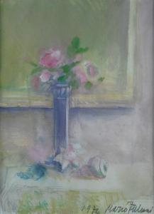 FALLANI Mario 1934-2014,Fiori nel vaso,1974,Galleria Pananti Casa d'Aste IT 2023-07-18