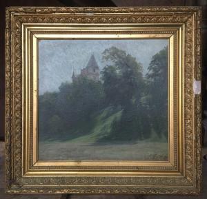 FANART Alphonse Cl. Antonin 1831-1903,Château,Daguerre FR 2022-02-27