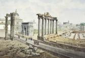 FANCELLI J,Das Forum Romanum mit Blick auf das Colosseum und ,Palais Dorotheum AT 2012-11-20