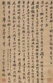 FANGGANG WENG 1733-1818,Running Script Calligraphy,Christie's GB 2017-05-29
