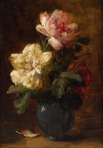 FANTIN LATOUR Henri Theodore 1836-1904,STILL LIFE WITH FLOWERS,Freeman US 2009-06-21