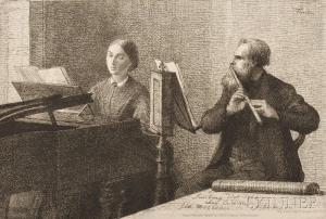 FANTIN LATOUR Henri Theodore 1836-1904,Un morceau de Schumann,1864,Skinner US 2014-09-19
