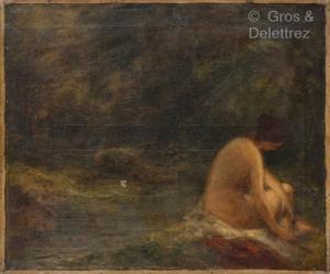 FANTIN LATOUR Theodore 1805-1872,Femme dans un paysage,1904,Gros-Delettrez FR 2023-04-04
