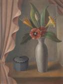 FARAVEL GASTON 1907-1947,Nature morte aux fleurs et à la boîte,Dogny Auction CH 2019-10-01