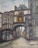 FARGE Pierre 1878-1947,La grosse horloge à Rouen,Millon & Associés FR 2007-10-19