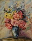 FARGUE Léon Paul 1876-1947,Vase fleurs,Chevau-Legers Encheres Martin-Chausselat FR 2008-06-29