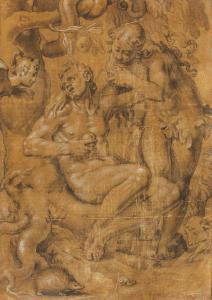 FARINATI Paolo 1524-1606,DER SÜNDENFALL,1600,Hampel DE 2023-09-28