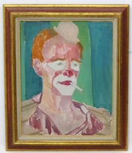 FARLEY Charles William 1892-1976,Portrait of a Clown,Dickins GB 2018-03-02