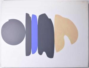 FARMER Bernard 1919-2002,Abstract in Blue and Grey,1968,Halls GB 2024-04-23