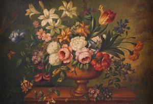 FARMER Henry 1900-1900,Still Life with roses, tulips, lilies and,1944,Bellmans Fine Art Auctioneers 2023-02-21