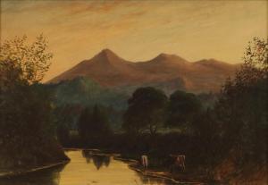 FARNSWORTH Alfred Villiers 1858-1908,Mt. Tamalpais,John Moran Auctioneers US 2017-08-08