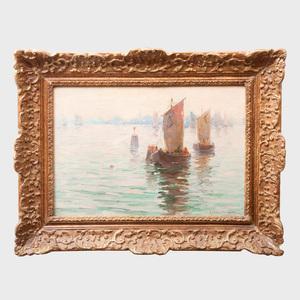 FARNUM Herbert Cyrus 1866-1925,Harbor View of Venice,Stair Galleries US 2019-09-06