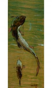 FARNY Henry Francis 1847-1916,Ohio River Catfish,William Doyle US 2023-05-03
