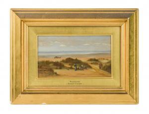 FARREN Robert 1832-1912,Sand dunes, Hunstanton, Norfolk,1974,Cheffins GB 2021-09-29