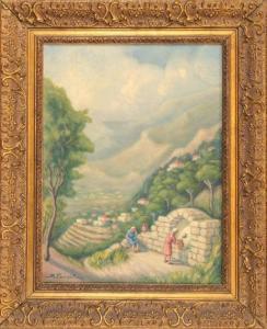 FARROUKH Mustapha 1901-1957,At the Watering Well,Clars Auction Gallery US 2020-09-12