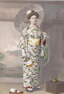 FARSARI Adolfo 1841-1898,PORTRAIT OF A WOMAN, YOKOHAMA, JAPAN,Potomack US 2023-07-28
