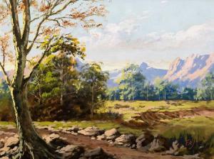 FASCIOTTI Titta SCOTTY,Mountain Landscape with Country Road,5th Avenue Auctioneers 2015-12-06