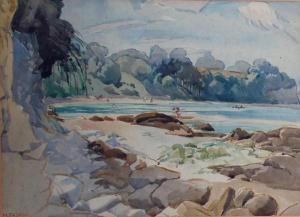 FASKEN MYRTLE 1889-1972,Coastal scene,The Cotswold Auction Company GB 2018-06-26