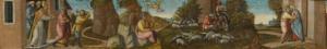 FASOLO lorenzo 1463-1518,Predella with the Legend of Joachim.,Galerie Koller CH 2012-09-18