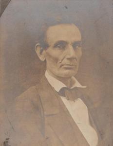 FASSETT Samuel M 1824-1920,Portrait of Abraham Lincoln,1859,William Doyle US 2020-12-15