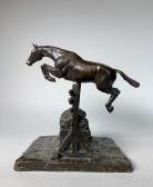 FATH Richard 1900-1952,Le saut d'obstacle,Saint Germain en Laye encheres-F. Laurent FR 2020-07-12