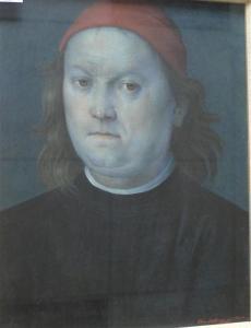 FATTORINI Eliseo 1830-1887,Portrait of Pietro Perugino,1868,Gorringes GB 2012-09-05