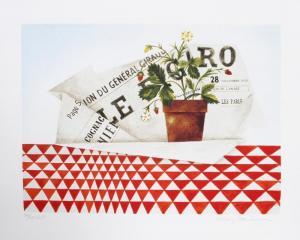 FAULCONER Mary 1912-2011,Strawberry Plant and Figaro,1980,Ro Gallery US 2024-03-20