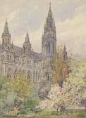 FAULHABER Hermine 1884-1952,A view of the Vienna town hall,Palais Dorotheum AT 2012-11-08